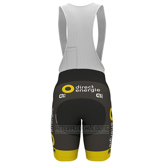 2017 Fahrradbekleidung Direct Energie Braun Trikot Kurzarm und Tragerhose - zum Schließen ins Bild klicken